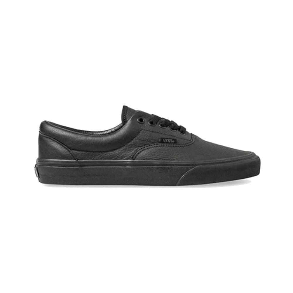 Vans Era (Leather) Black Mono - 50-50 Skate Shop