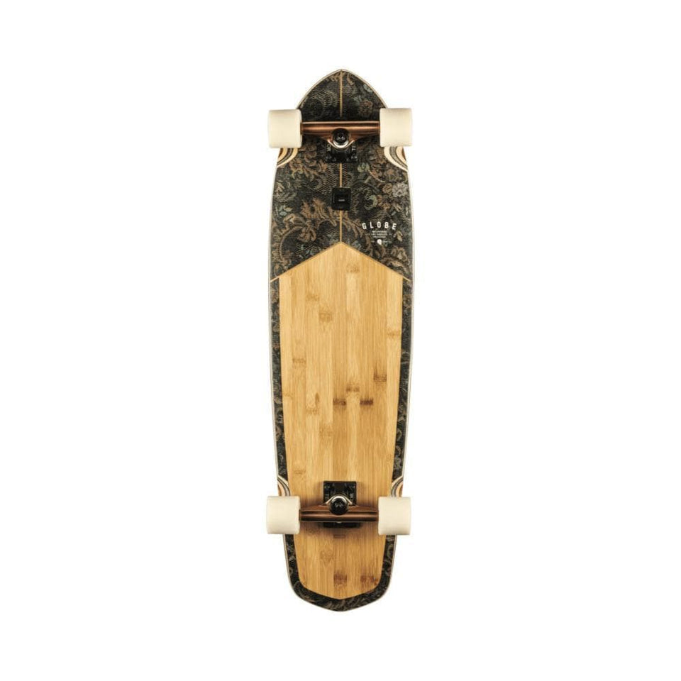 Globe Skateboard Cruiser Complete Blazer XL 36" Bamboo Floral Couch - 50-50 Skate Shop