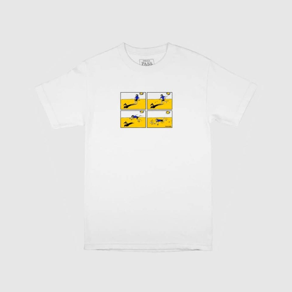 Passport Tee Shady Shadows White - 50-50 Skate Shop