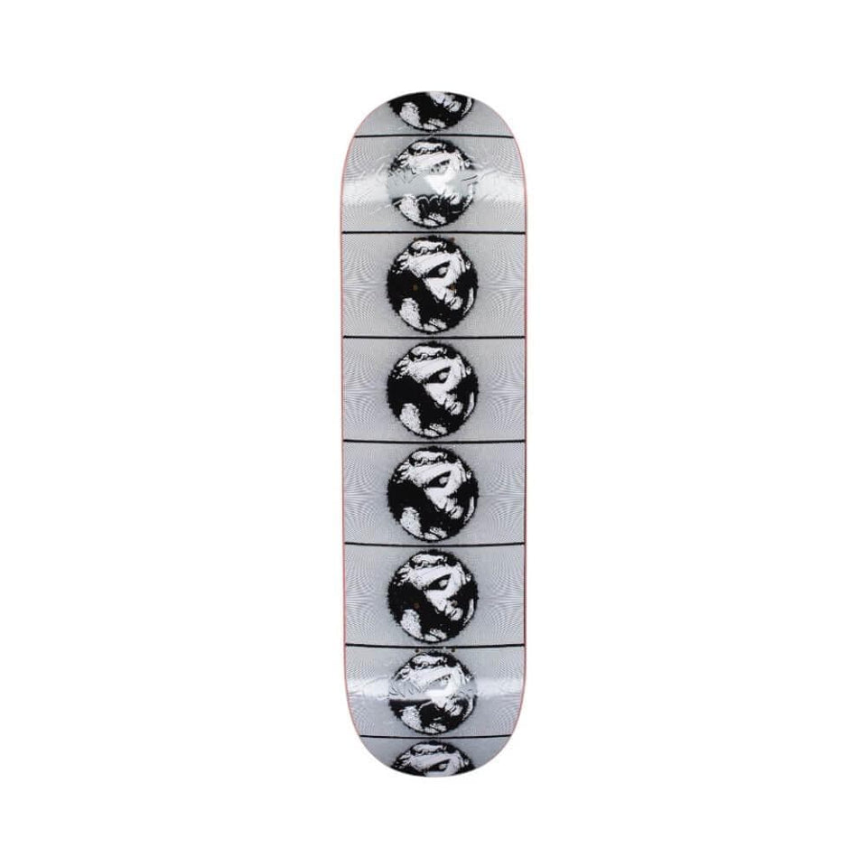 Fucking Awesome Skateboard Deck Vortex 8.25" x 31.79" Black White 14.12" WB - 50-50 Skate Shop