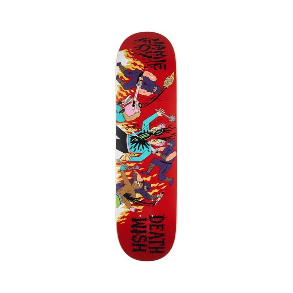 Deathwish Skateborad Deck Foy Revenge Of The Ninja 8.3875" x 32" Red 14.5" - 50-50 Skate Shop