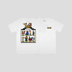 Passport Skate Trickle Down Tee White - 50-50 Skate Shop