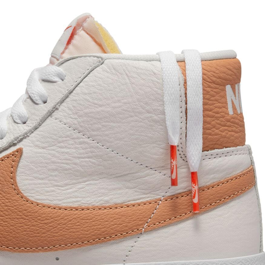 Nike SB Zoom Blazer Mid White Lt Cognac White White - 50-50 Skate Shop