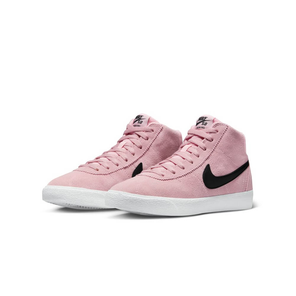 Nike SB Womens Bruin High Med Soft Pink Black Med Soft Pink - 50-50 Skate Shop