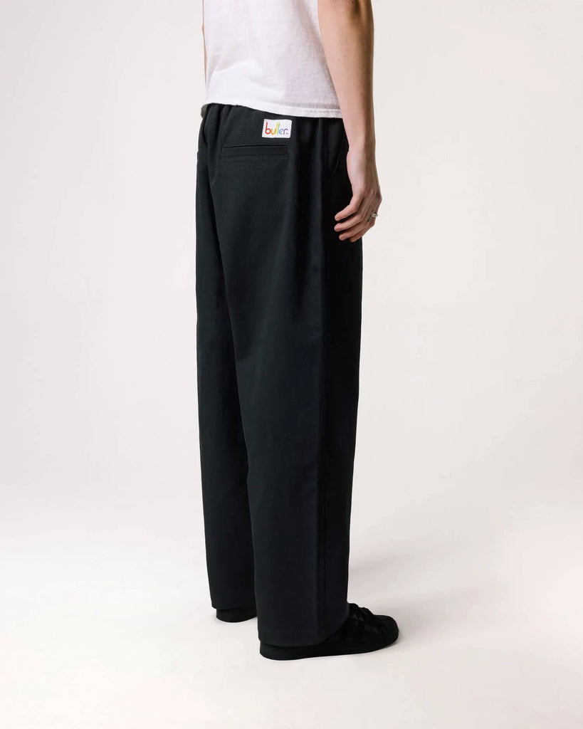 Butter Goods Wide Leg Pants Black 2 - 50-50 Skate Shop