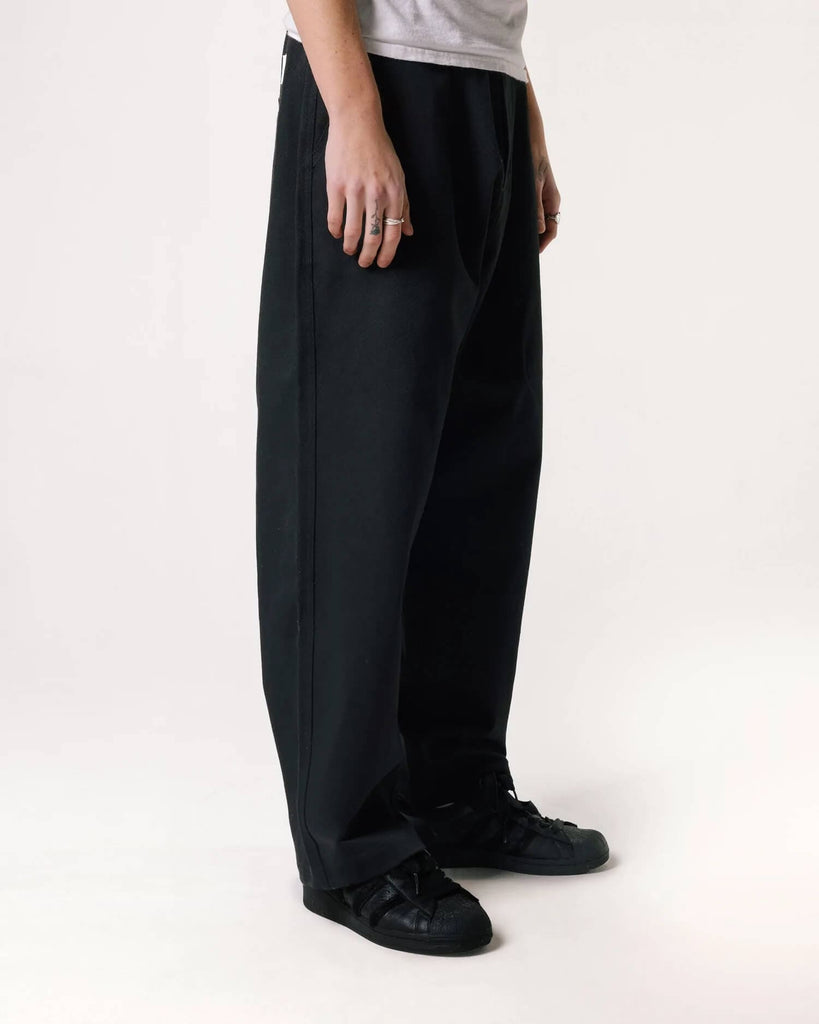 Butter Goods Wide Leg Pants Black 2 - 50-50 Skate Shop