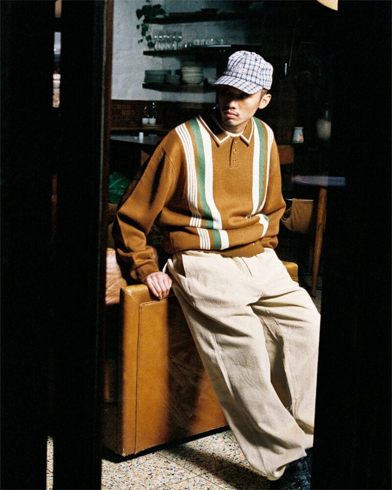 Butter Goods Bowler Knit Sweater Brown - 50-50 Skate Shop