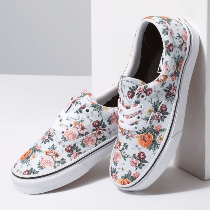 Vans Era (Garden Floral) True White - 50-50 Skate Shop