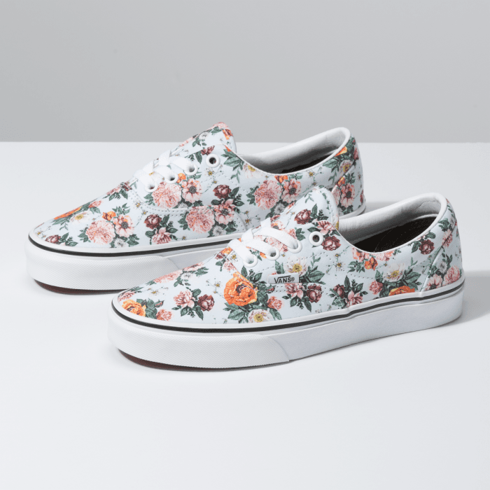 Vans Era (Garden Floral) True White - 50-50 Skate Shop