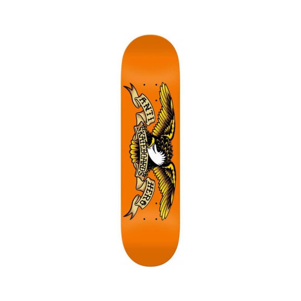 Anti Hero Skateboard Deck Classic Eagle 9.0" x 33.25" Orange 15" WB - 50-50 Skate Shop