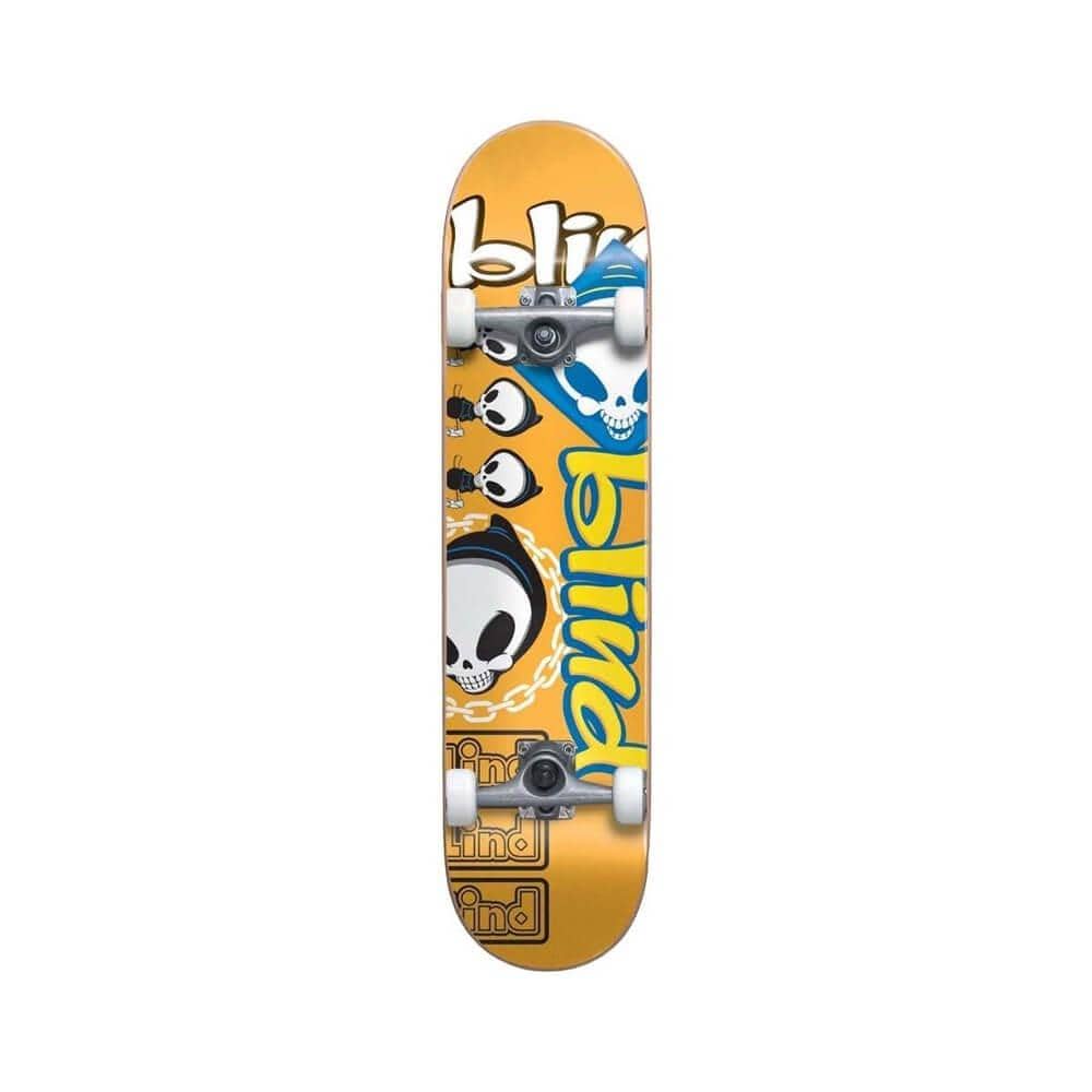 Blind Skateboard Complete Tantrum FP 8.0" x 31.5" Orange 14" WB - 50-50 Skate Shop
