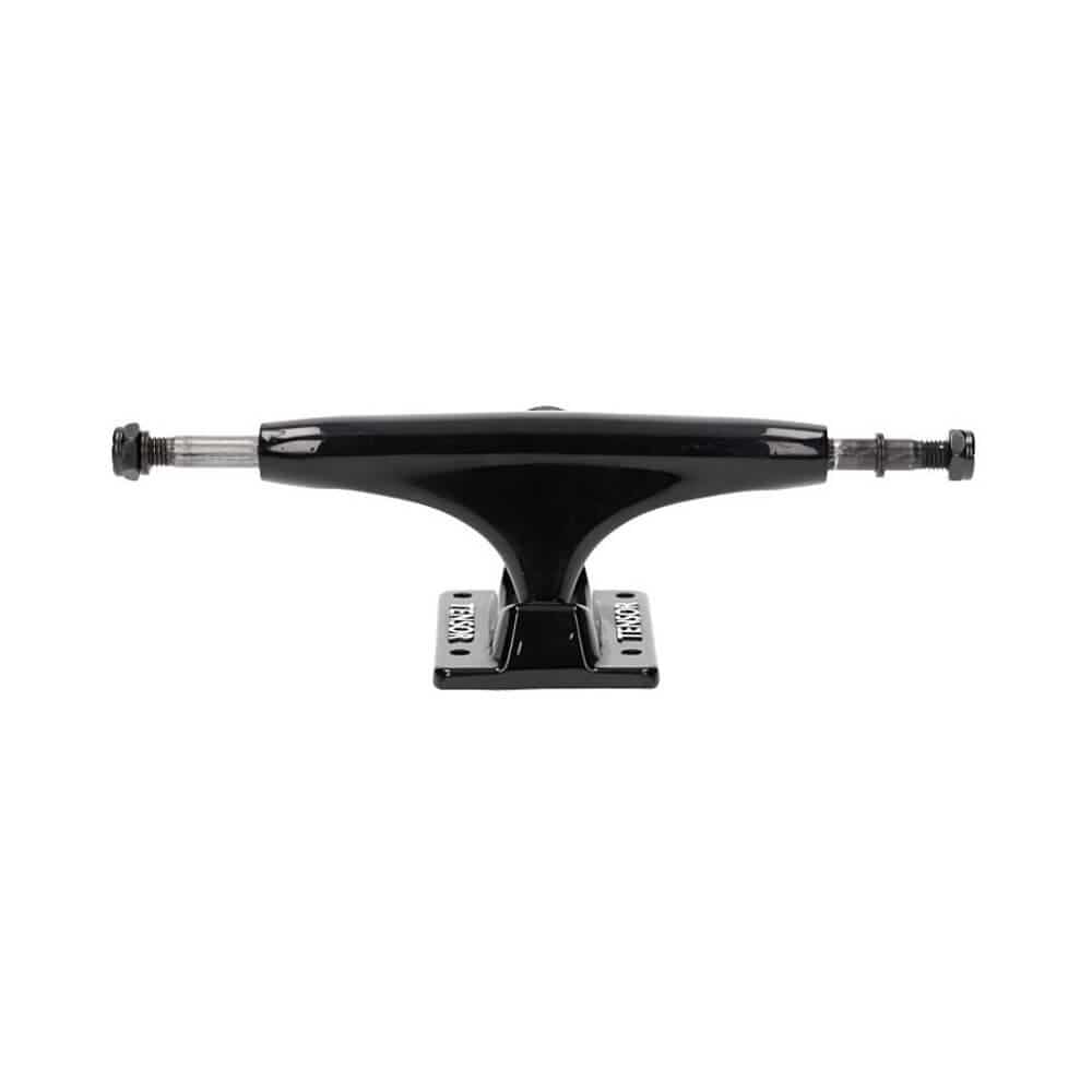 Tensor Skateboard Alloy Trucks 5.25 (7.875") Black - Set of 2 - 50-50 Skate Shop