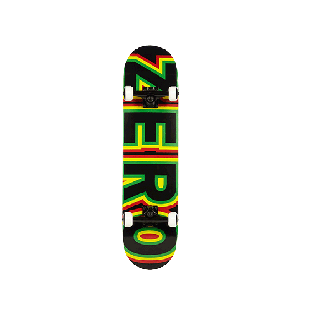 Zero Complete Tommy Sandoval Signature Bold 7.75" Black Rasta White - 50-50 Skate Shop
