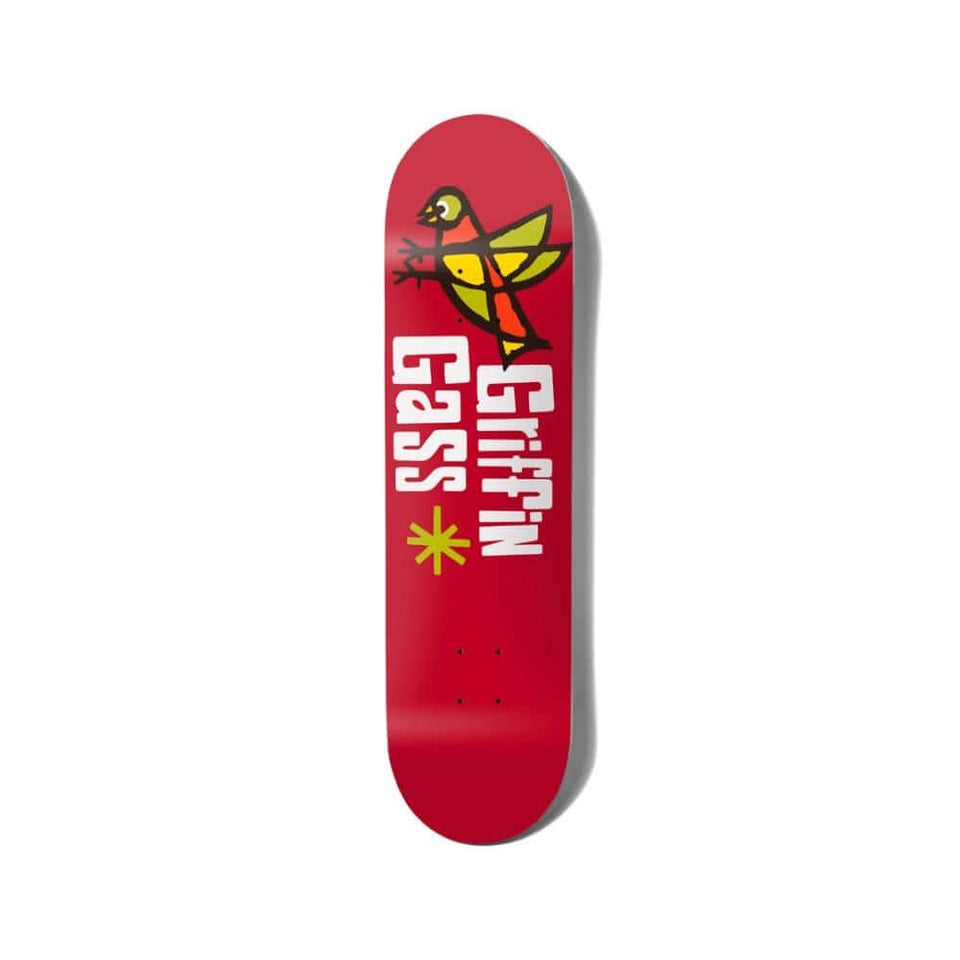 Girl Skateboard Deck Pictograph WR41 Griffin Gass 8.5" x 32" Red 14.4375" WB - 50-50 Skate Shop