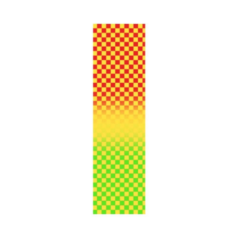 Fruity Skateboard Grip Tape 9" x 33" Rasta Checkers Single Sheet - 50-50 Skate Shop