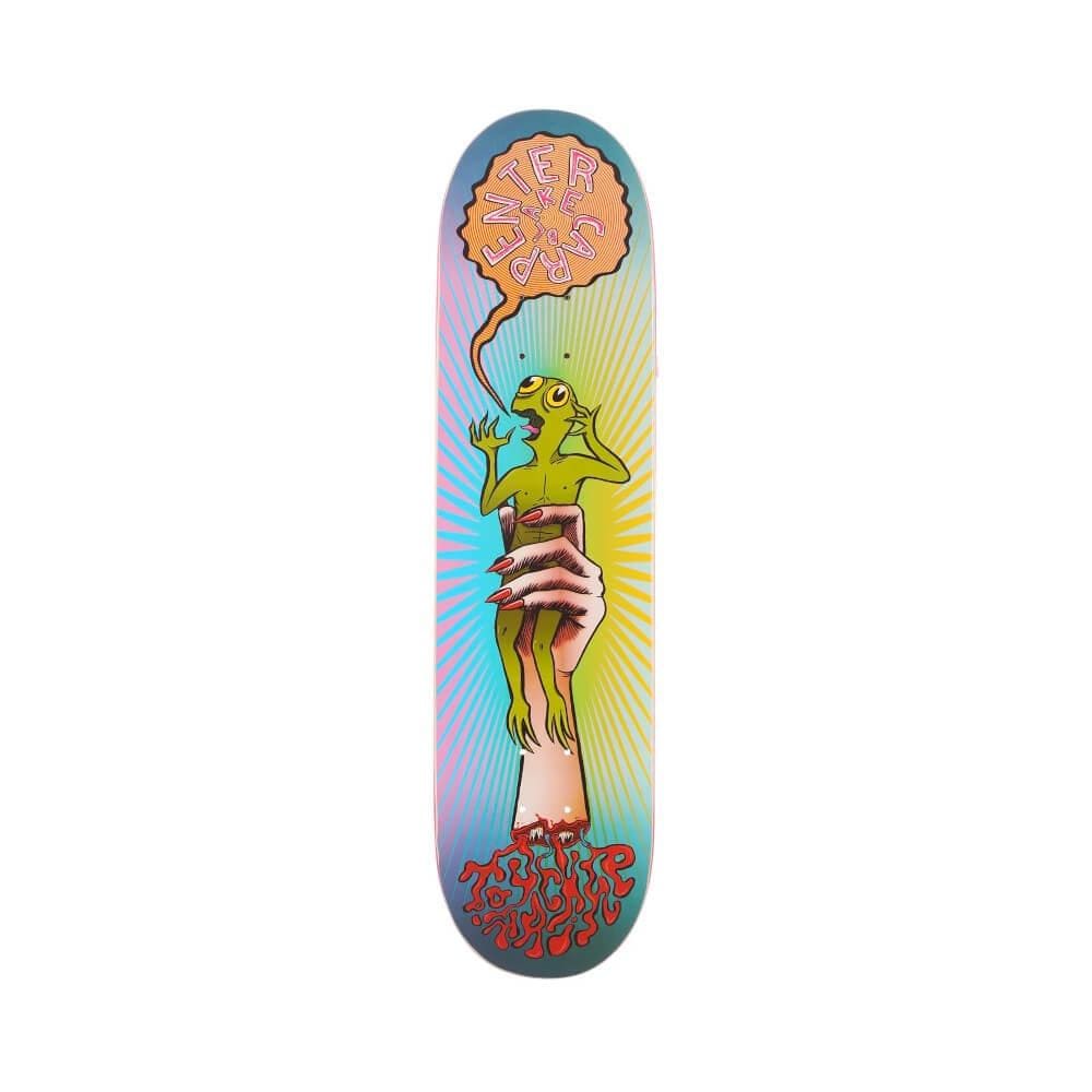 Toy Machine Skateboard Deck Turtle In Hand 8.0" x 31.84" Black Carpenter 14.25" WB - 50-50 Skate Shop