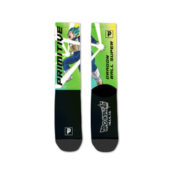 Primitive Socks Vegeta Rage Black One Size Fits All - 50-50 Skate Shop