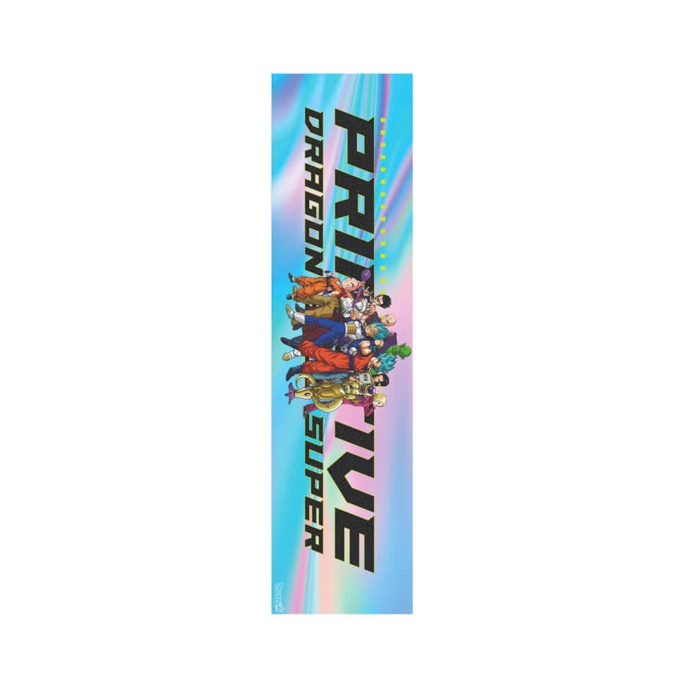 Primitive x Dragon Ball Z 2 Griptape Universe Survival Light Blue 9" x 33" - 50-50 Skate Shop