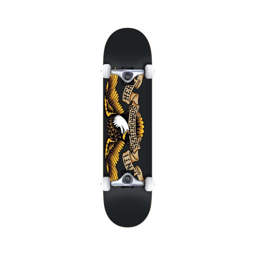 Anti Hero Skateboard Complete Classic Eagle 8.25" x 31.69" Black - 50-50 Skate Shop