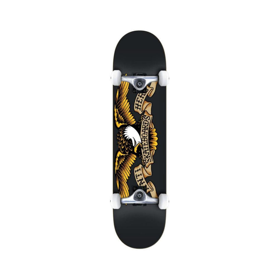 Anti Hero Skateboard Complete Classic Eagle 8.25" x 31.69" Black - 50-50 Skate Shop