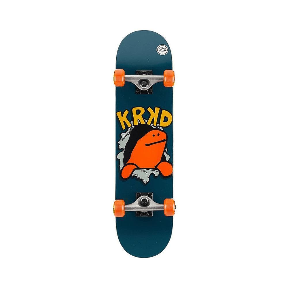Krooked Skateboard Complete Shmoo Face First 7.38" x 29.4" Green - 50-50 Skate Shop