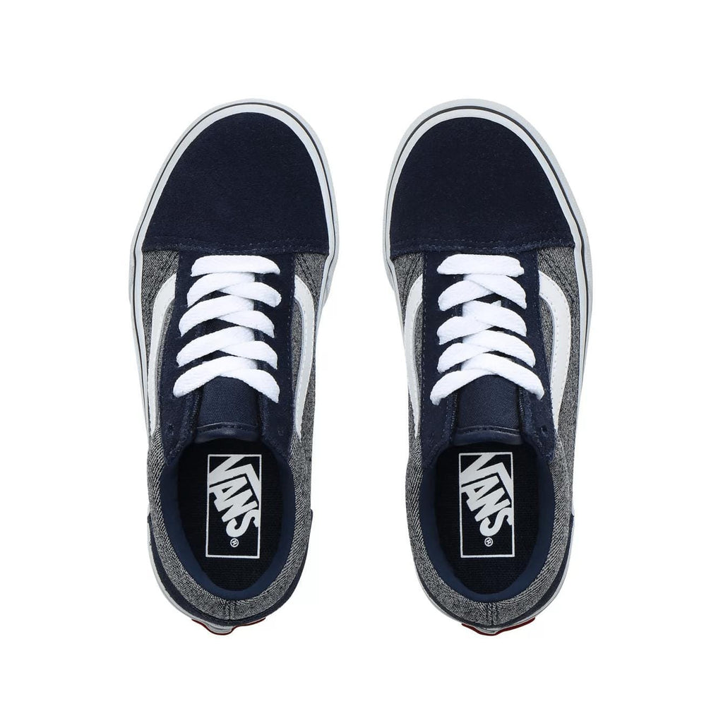 Vans Kids Old Skool (Suede) Suiting Dress Blues - 50-50 Skate Shop