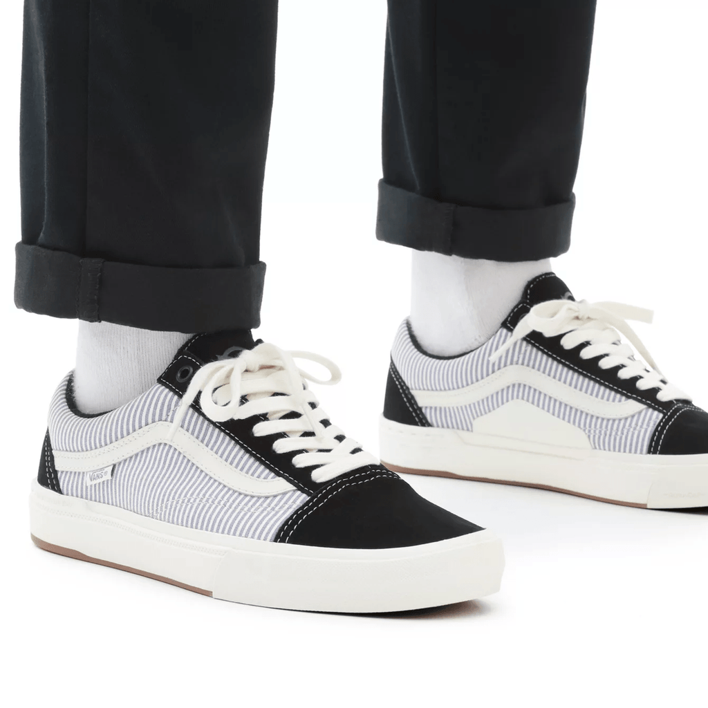 Vans BMX Old Skool (Federal) Black Blue Pinstripe - 50-50 Skate Shop
