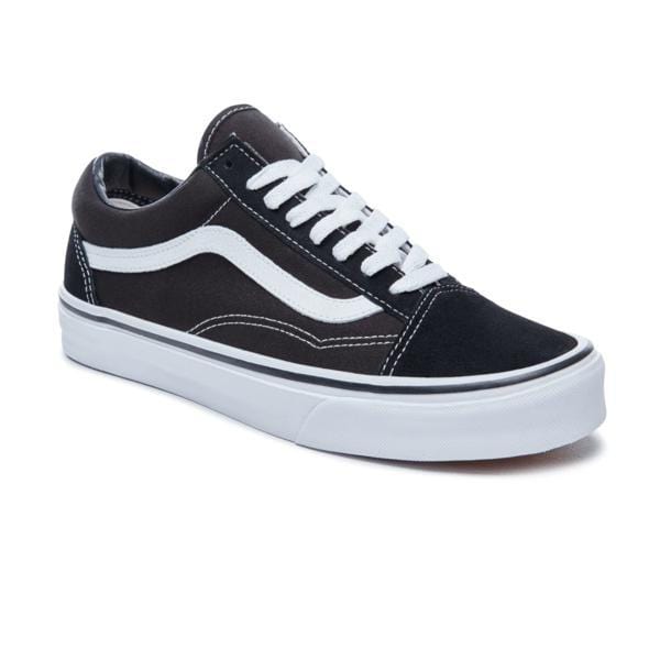 Vans Mens and Womens Old Skool Black And White - 50-50 Skate Shop