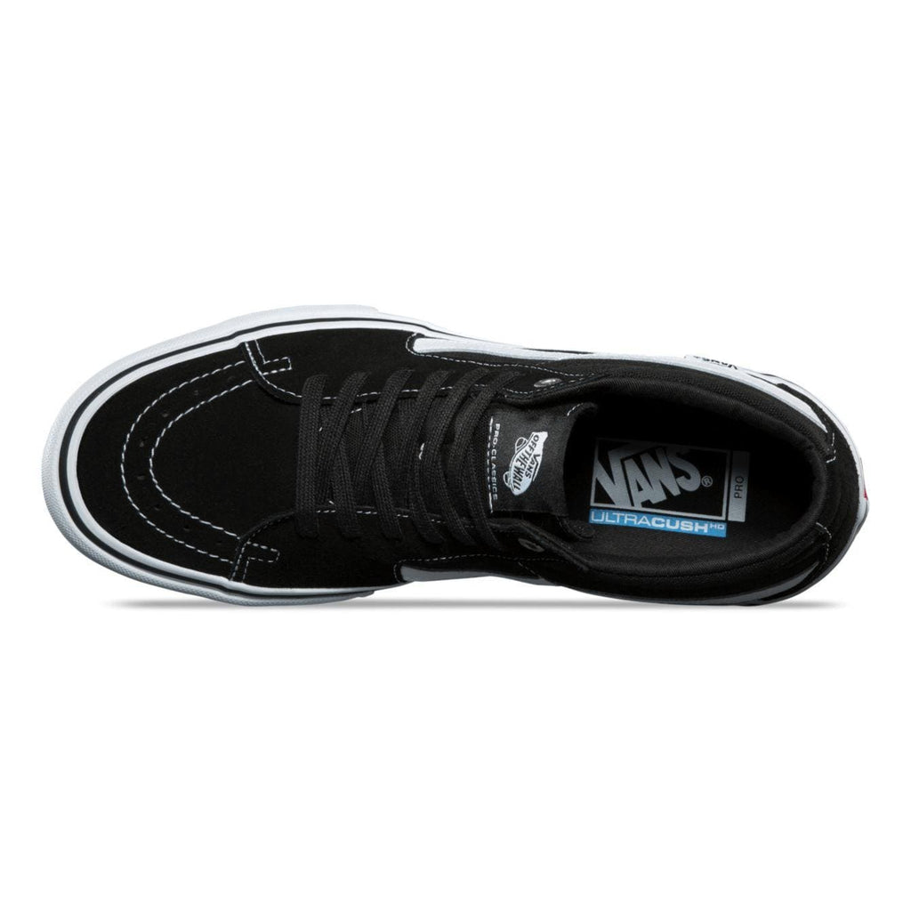 Vans SK8 MID Pro Black/White - 50-50 Skate Shop