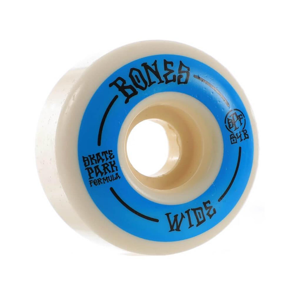 Bones Skateboard Wheels SPF Wide 54mm x 84B Blue - Set of 4 - 50-50 Skate Shop