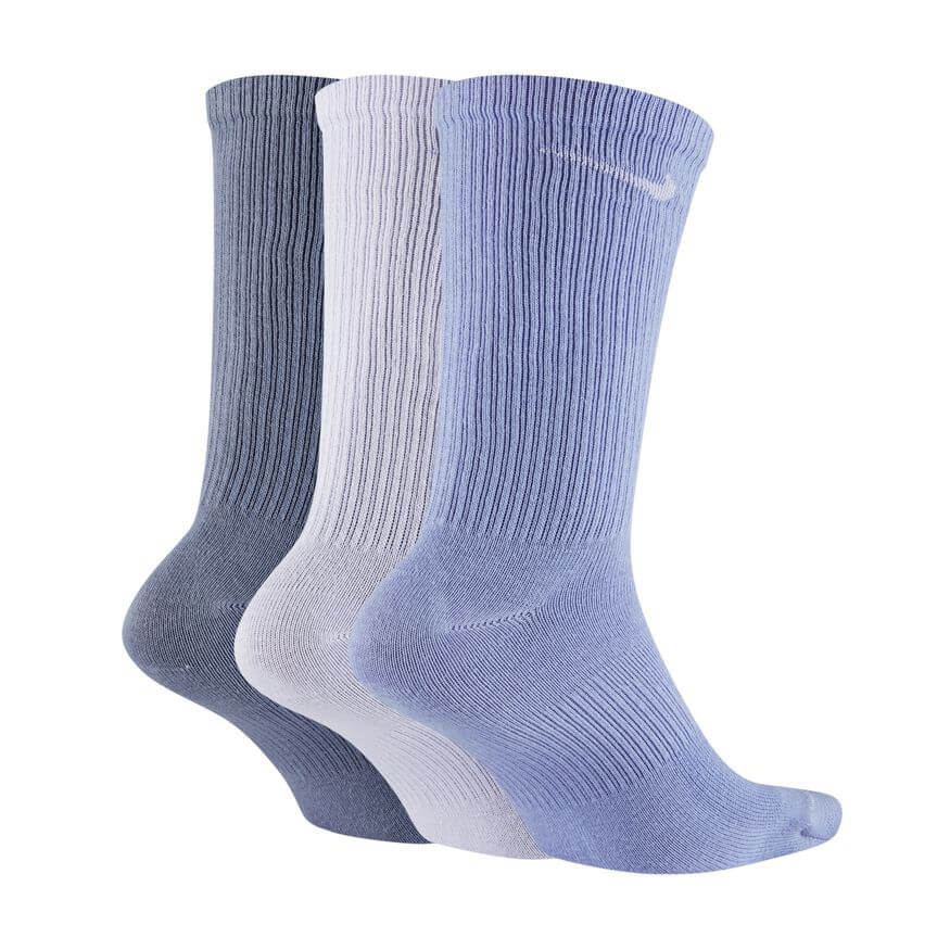 Nike Everyday Plus Lightweight Crew Socks Purple Multi Color (3 Pairs) - 50-50 Skate Shop