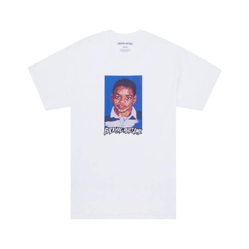 Fucking Awesome Skate TJ Felt CP Tee White - 50-50 Skate Shop