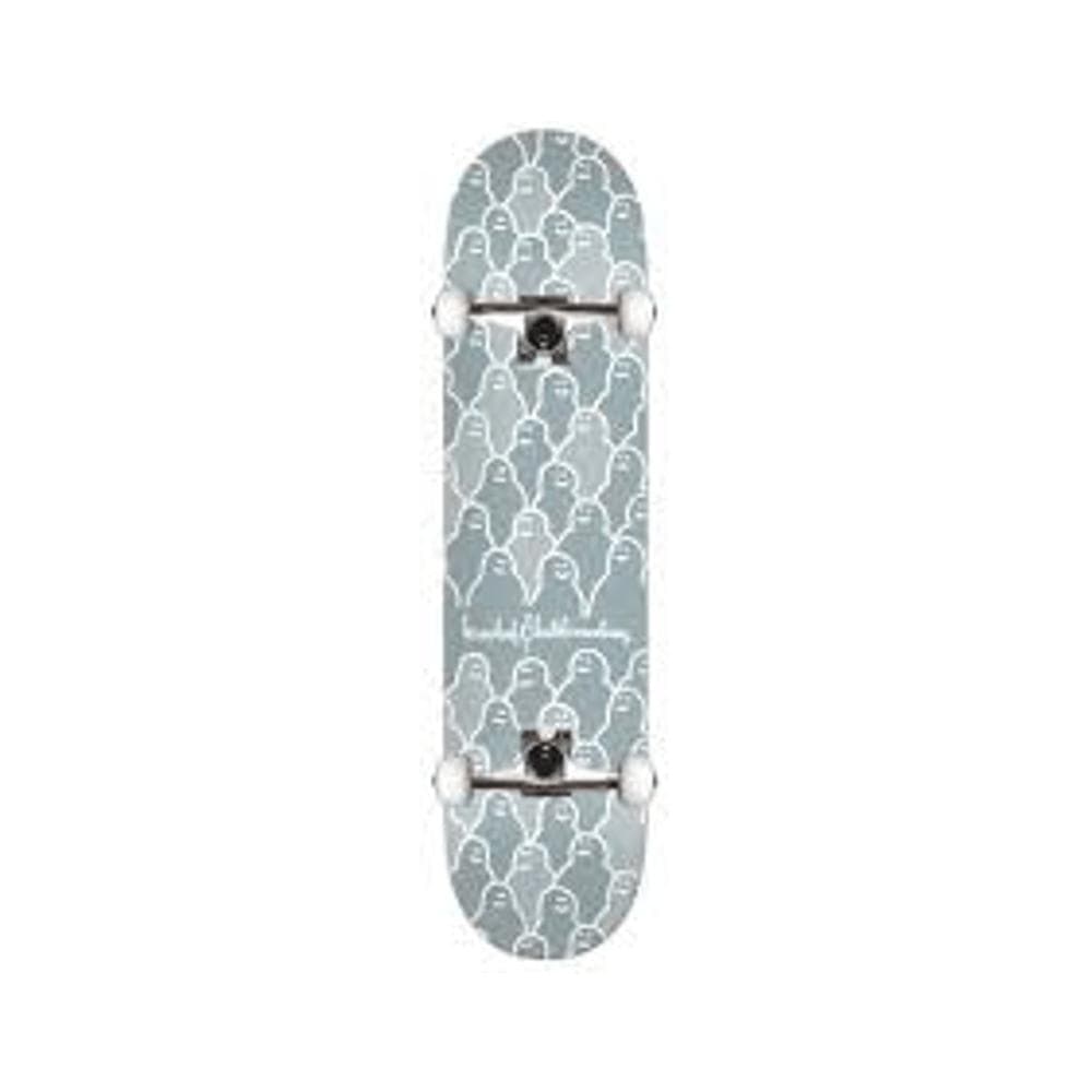 Krooked Skateboard Complete Pro Krouded 8.5" x 32.35" Grey - 50-50 Skate Shop
