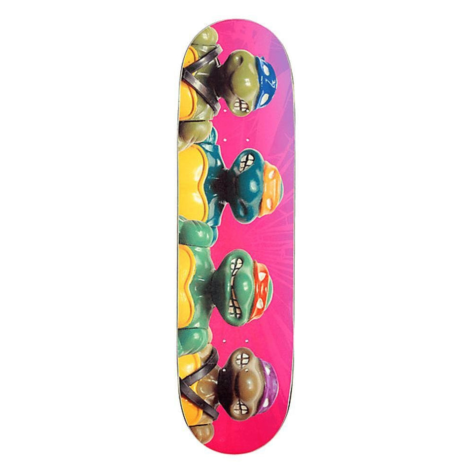 Santa Cruz Skateboard Deck Teenage Mutant Ninja Turtles Figures Everslick 8.5" x 32.2" Pink - 50-50 Skate Shop