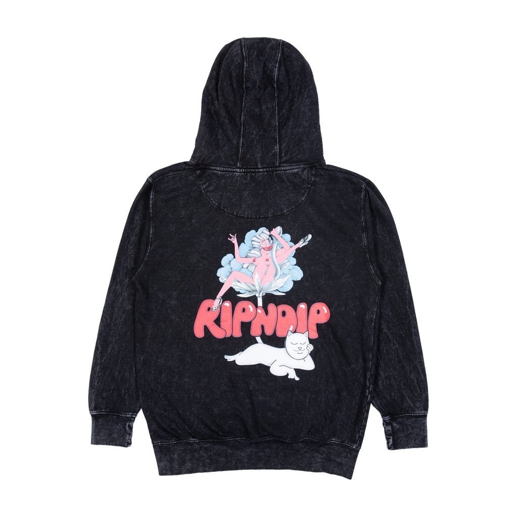 Ripndip Hoodie Cherry Bloossom Grey Mineral - 50-50 Skate Shop