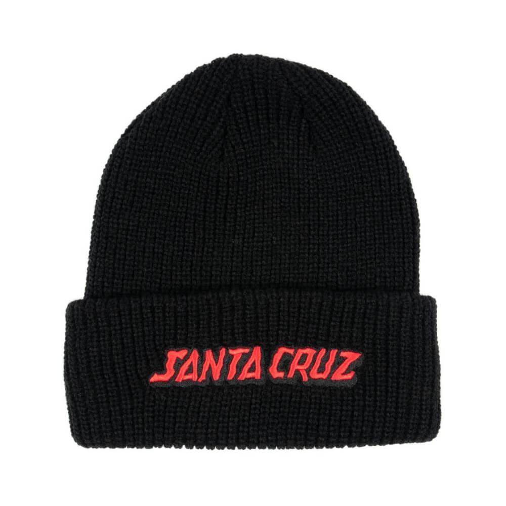 Santa Cruz Depth Dot Youth Beanie Black - 50-50 Skate Shop