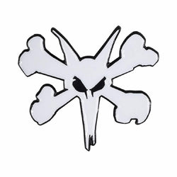 Bones Wheels Lapel Pin Rat Logo White - 50-50 Skate Shop