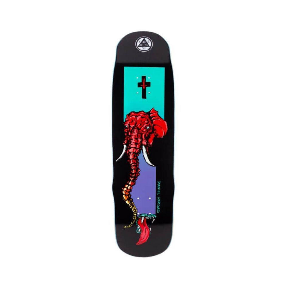 Welcome Skateboard Deck Tusk On Effigy 8.75" x 32.25" Black 14.625" WB - 50-50 Skate Shop