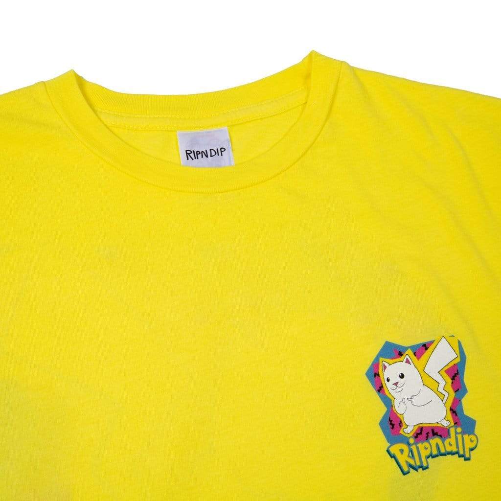 Ripndip Tee Catch Em All Yellow - 50-50 Skate Shop