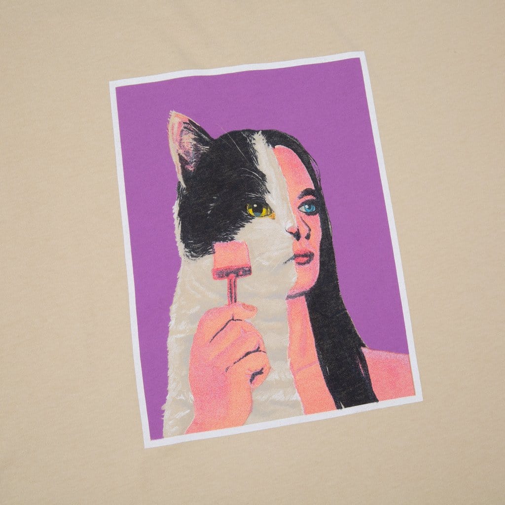 Ripndip Tee Identity Crisis Tan - 50-50 Skate Shop