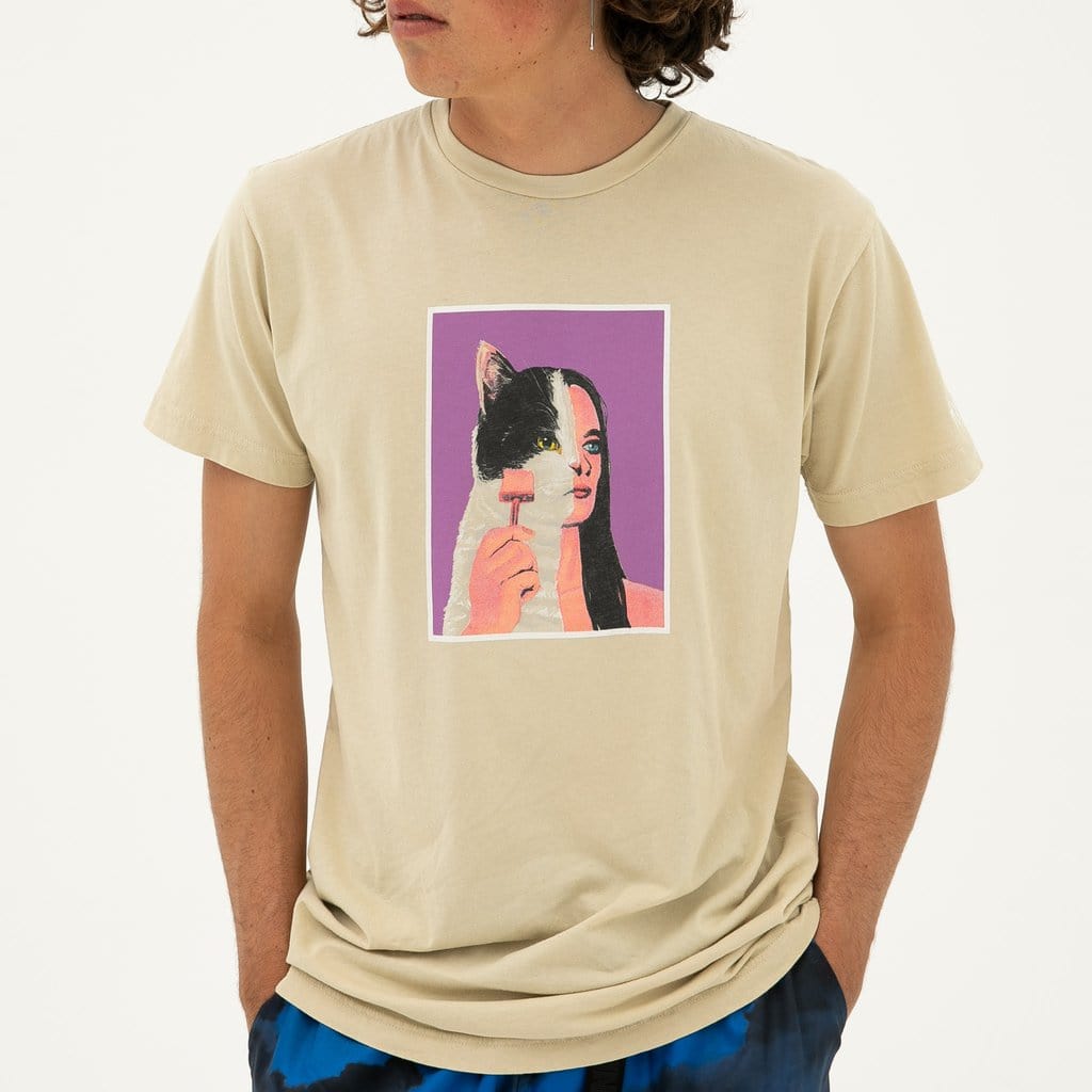 Ripndip Tee Identity Crisis Tan - 50-50 Skate Shop