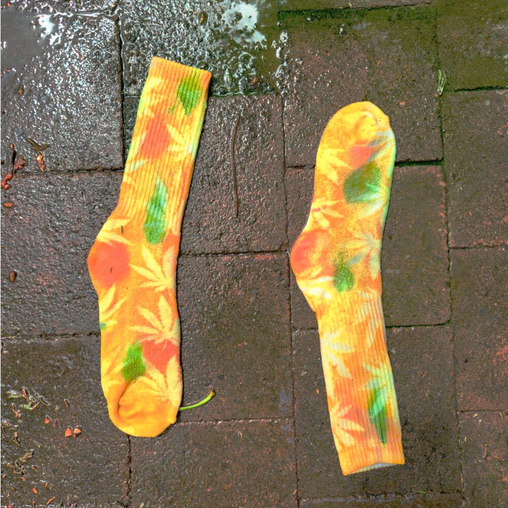 Huf DIY Plantlife Sock White - 50-50 Skate Shop