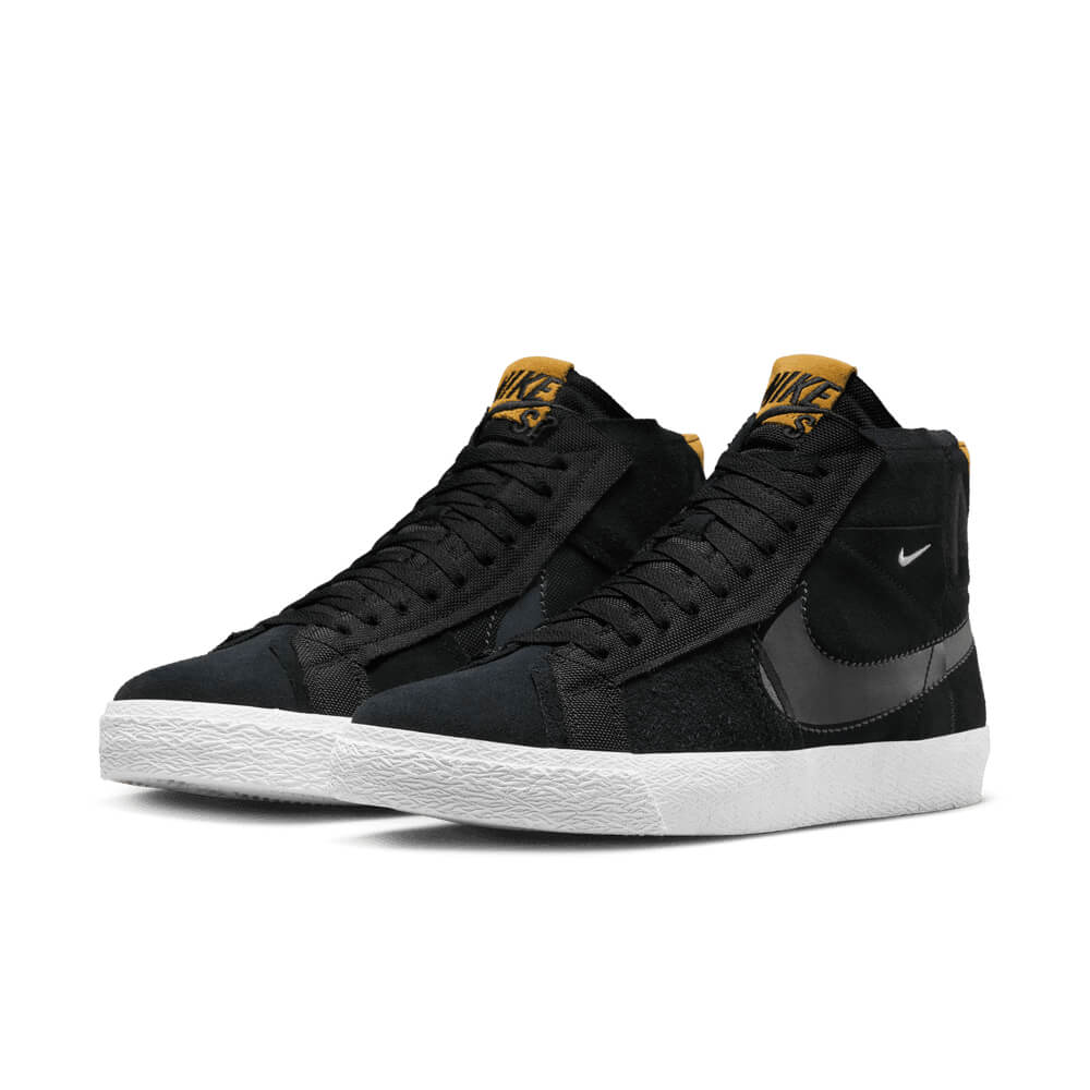 Nike SB Zoom Blazer Mid Premium - Black Wheat 'Patchwork' - 50-50 Skate Shop