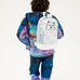 Ripndip Lord Nermal Velcro Hands Backpack White Black Iridescent - 50-50 Skate Shop