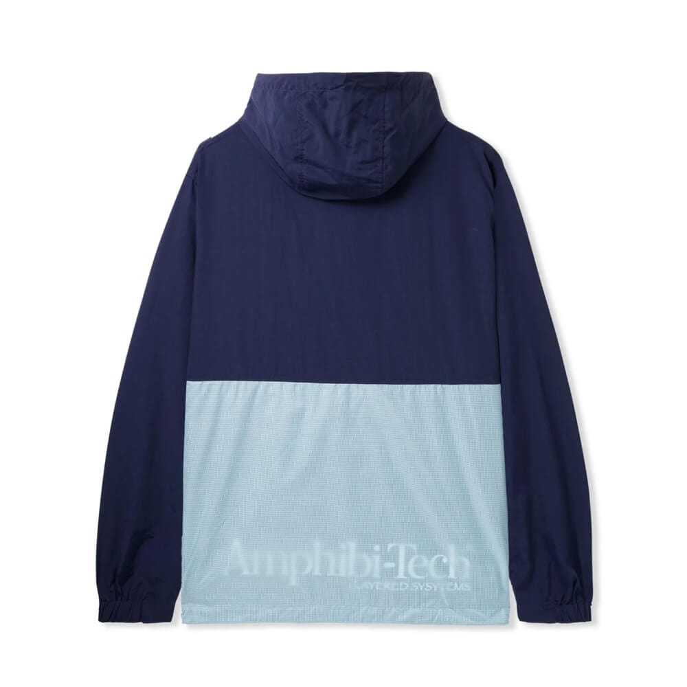 Butter Goods Ripstop Paneled Jacket Navy - 50-50 Skate Shop