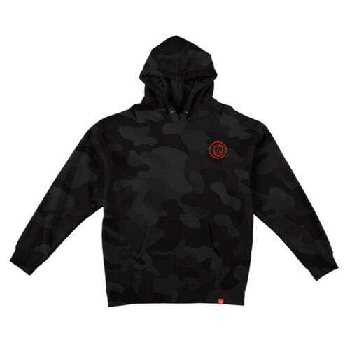 Spitfire Skate Sweater Hoodie Classic Swirl Black Camo Red - 50-50 Skate Shop