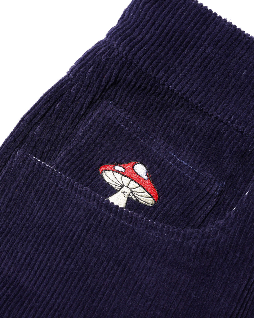 Butter Goods x Smurf Mushroom Corduroy Shorts Indigo - 50-50 Skate Shop