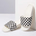 Vans Womens Slide On (Checkerboard) White Black - 50-50 Skate Shop