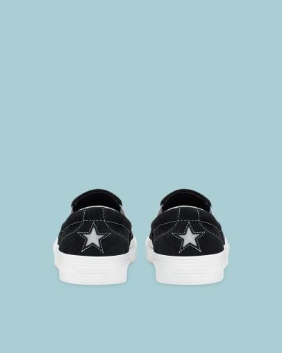 Converse Skate One Star CC Slip On Black White White - 50-50 Skate Shop