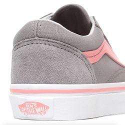 Vans Kids Old Skool (Pop) Frost Gray Pink Icing - 50-50 Skate Shop